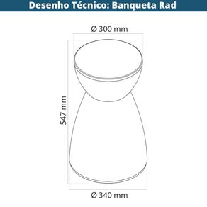Desenho tecnico_ Banqueta Rad